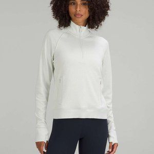 Lululemon Engineered Warmth Half-Zip Vapor/White Size 2